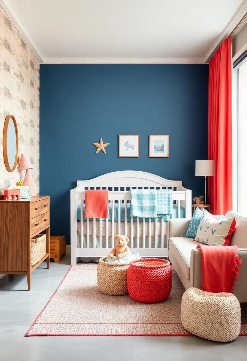 Chic Storage Solutions: Incorporate stylish baskets in⁣ coral to organize toys while ⁢maintaining a ​cohesive color scheme