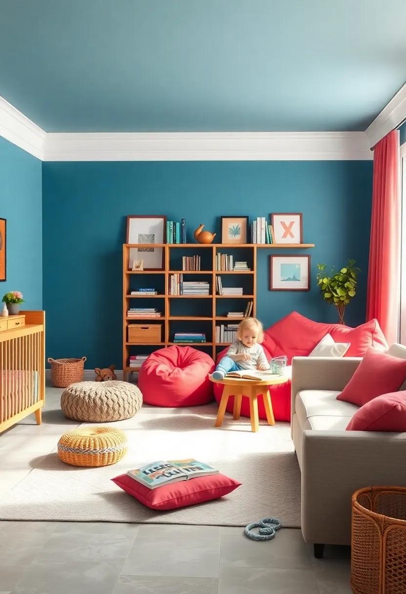 Create a Reading Nook: Designate ‍a corner with ‌soft cushions and coral bean bags, ⁢encouraging‌ early love for books
