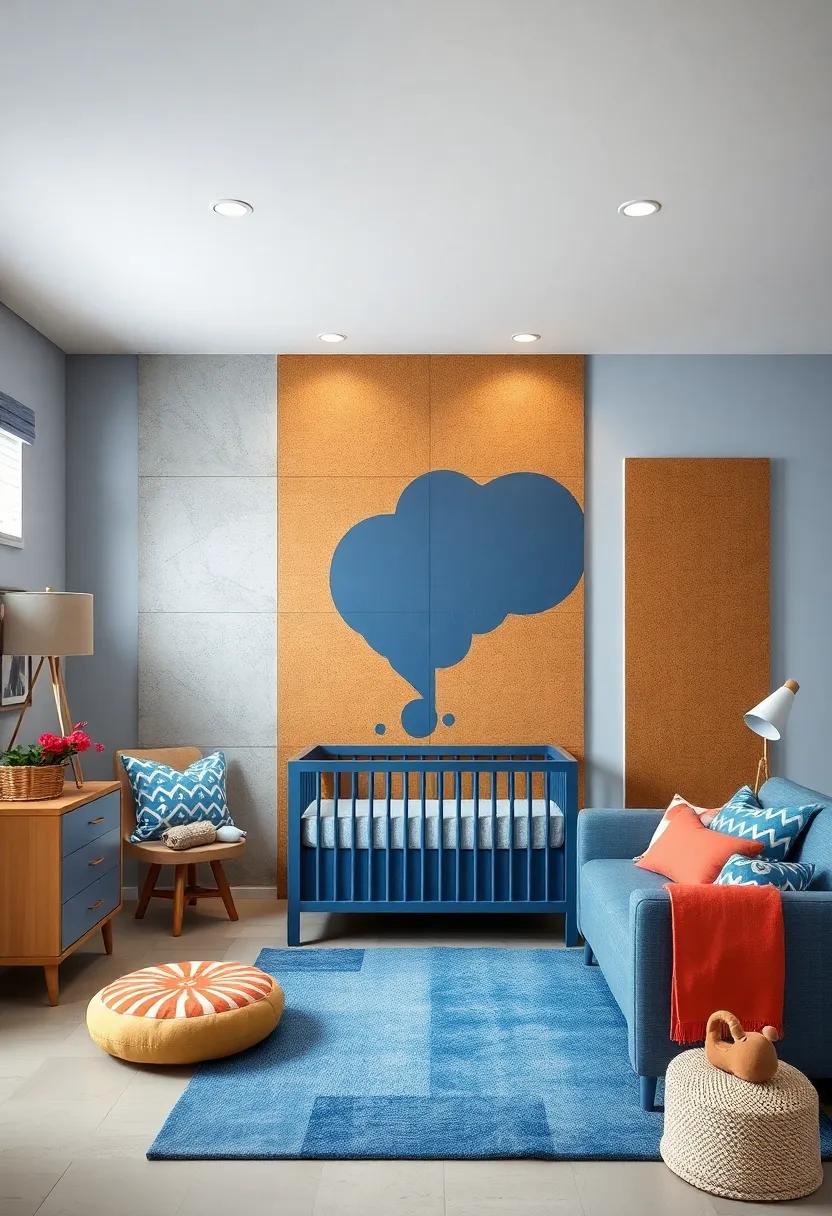 Interactive⁣ Wall Panels: Design wall panels with textures‍ like cork or chalkboard‌ paint for both playfulness and learning opportunities