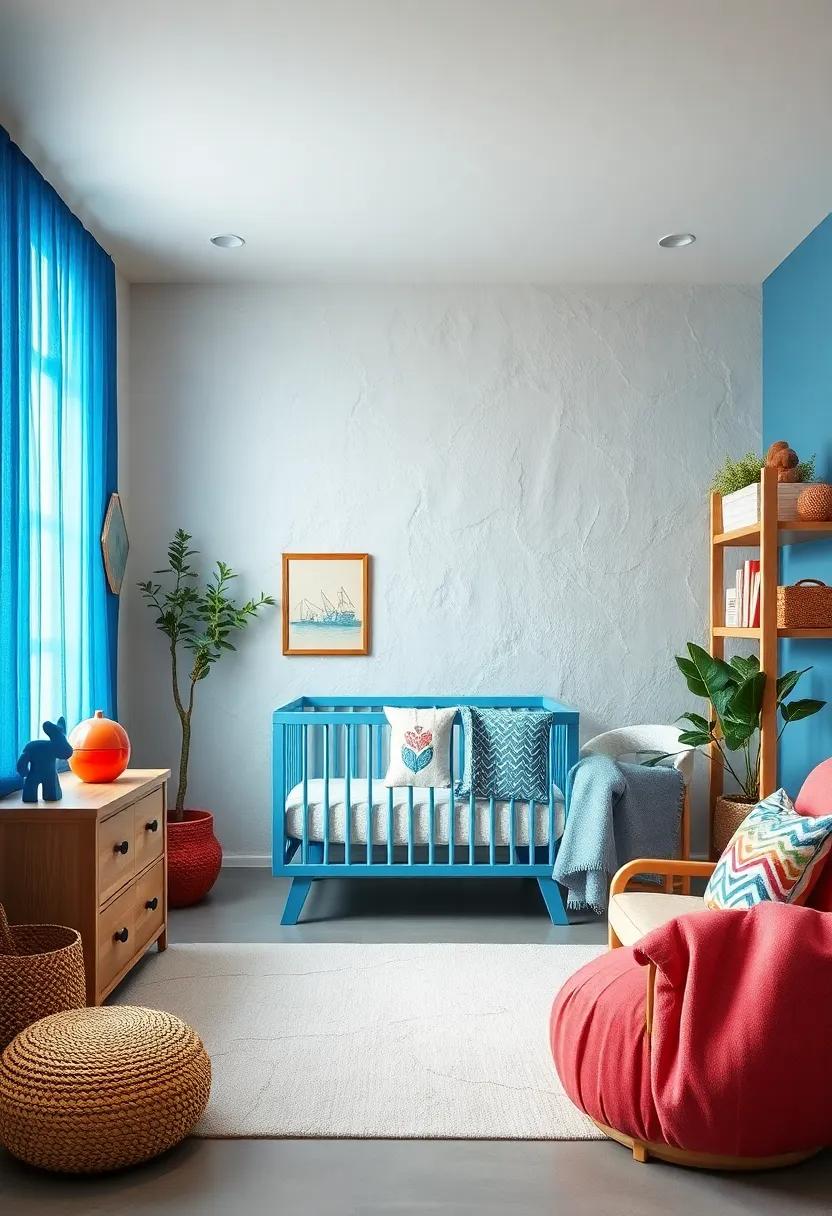 Natural Elements: use wooden⁢ décor pieces stained⁣ in a light finish to balance the brightness of coral and ⁢blue ​with earthy​ tones