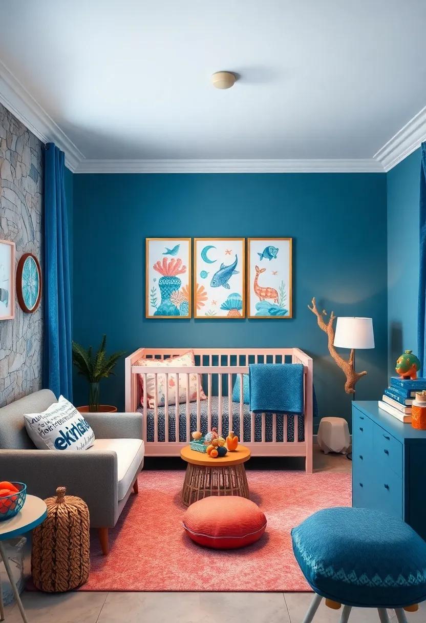 Ocean-Inspired ‍Art: Hang framed prints of ‍marine life or underwater scenes to⁢ spark ​imagination and curiosity