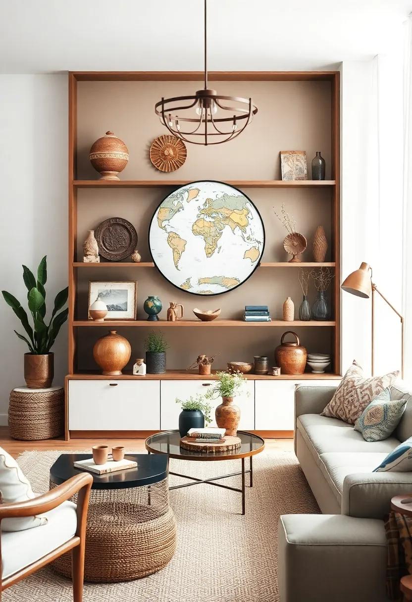 Incorporate Global Artifacts: Display artifacts from your travels or flea market finds to ⁤add character and a story to⁢ your space