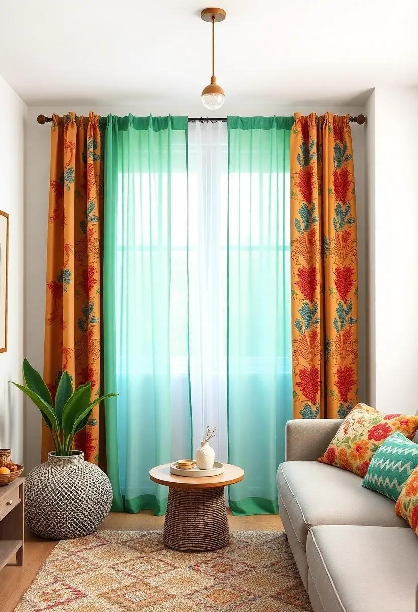 Use Colorful⁤ Curtains: Select sheer or patterned curtains ⁢that allow light to filter ⁤through while adding ⁢a playful​ touch to your windows