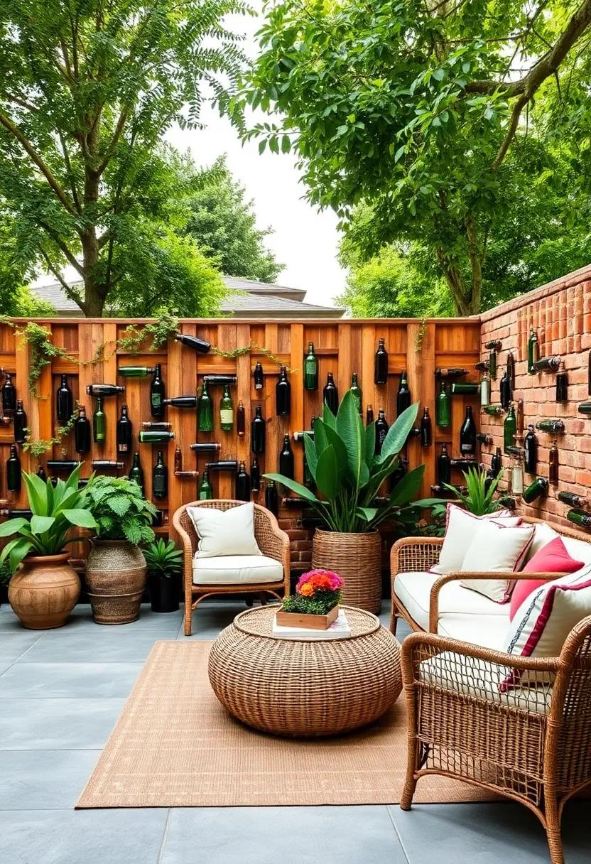 Found Object Boundary: Gather found objects like bottles, bricks, ⁢or garden debris to create an ⁣eclectic fence​ that’s both surprising and ‌wallet-friendly