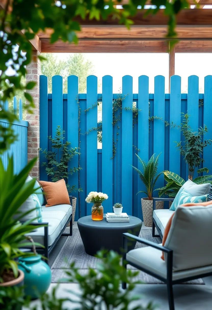 Painted Wood ⁤Palings: Bring ​a pop of color to your⁤ garden with painted wood palings that brighten your space without much cost involved