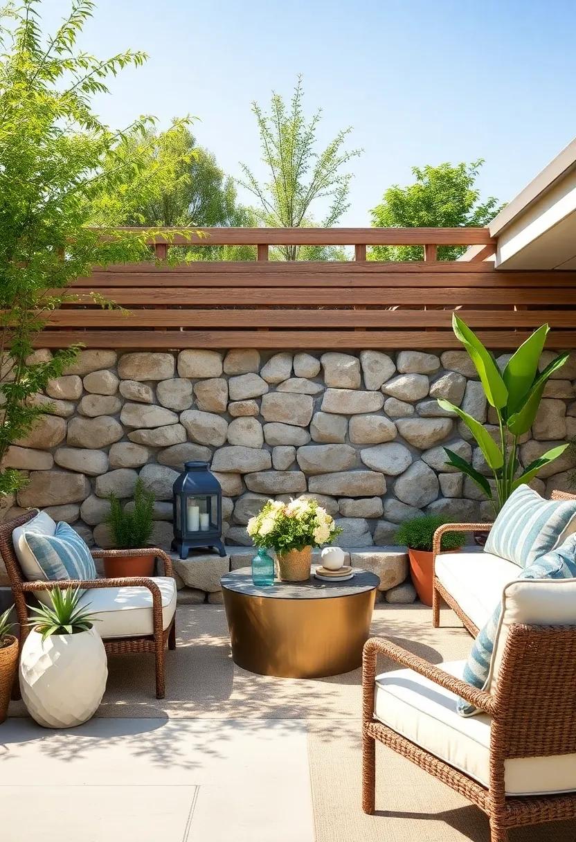 Stone and Mortar Fence: ‌Create⁢ a semi-permanent stone⁤ wall using ⁣locally sourced rocks, resulting in a natural barrier that's both⁢ sturdy and beautiful