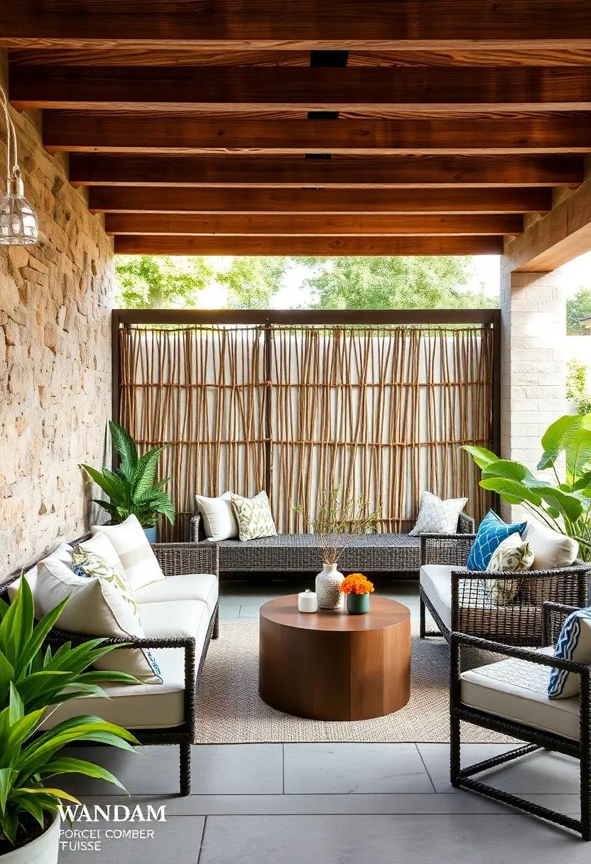 woven Willow Barrier: Create a ​beautiful and organic fence using ‌woven willow branches for a unique touch that blends with nature