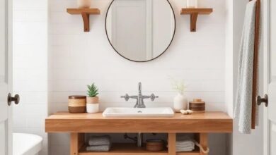 Charming Farmhouse Bathroom Storage Ideas For A Tidy And Rustic Retreat