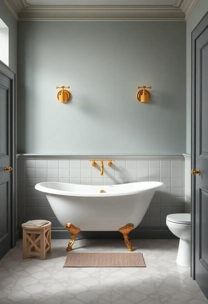 Crafting⁤ Serenity with Soothing‍ Color⁣ and Brass ​Highlights