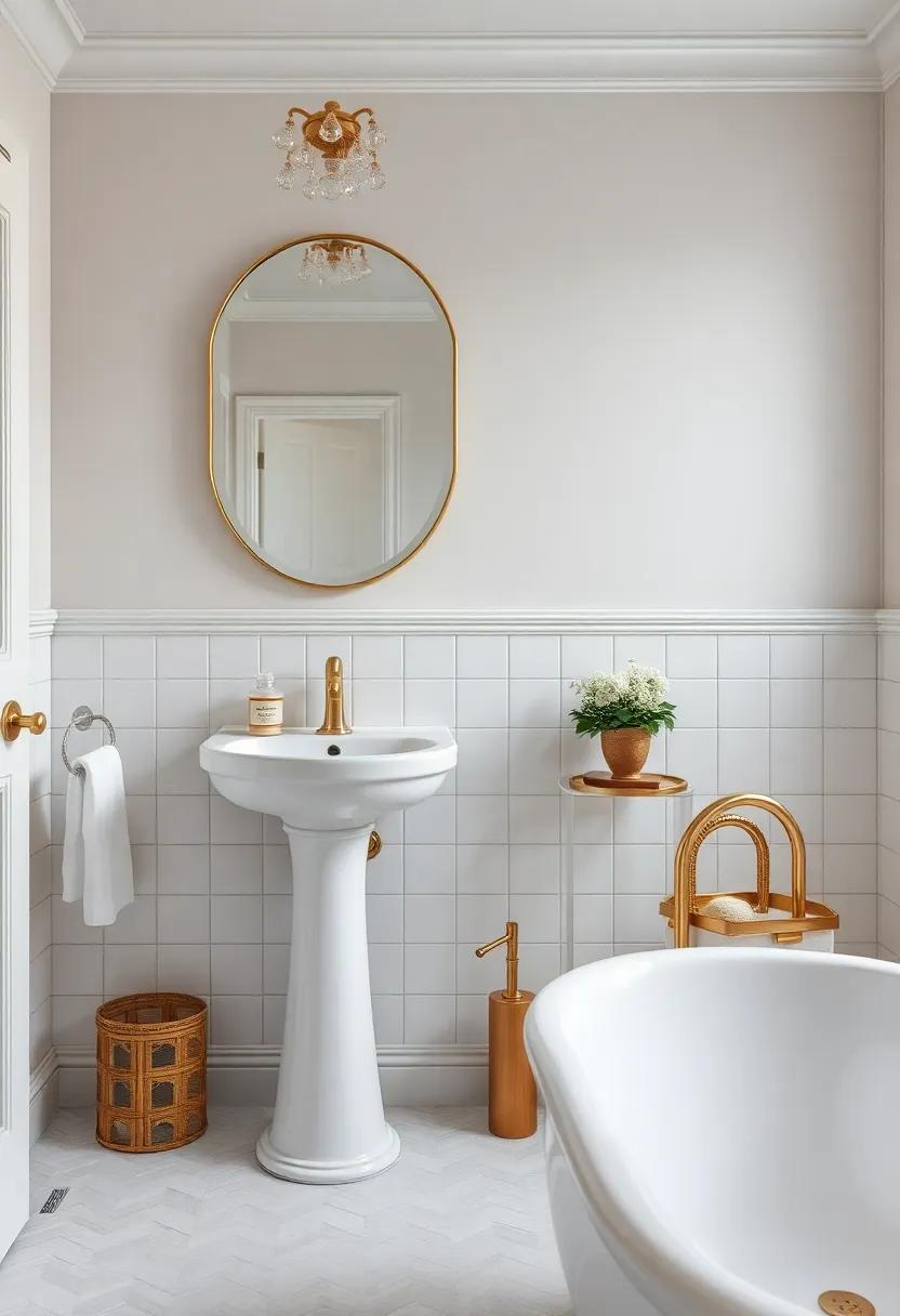 The ‌Impact⁣ of Vintage Accessories in a‍ Brass-Enhanced​ Bathroom
