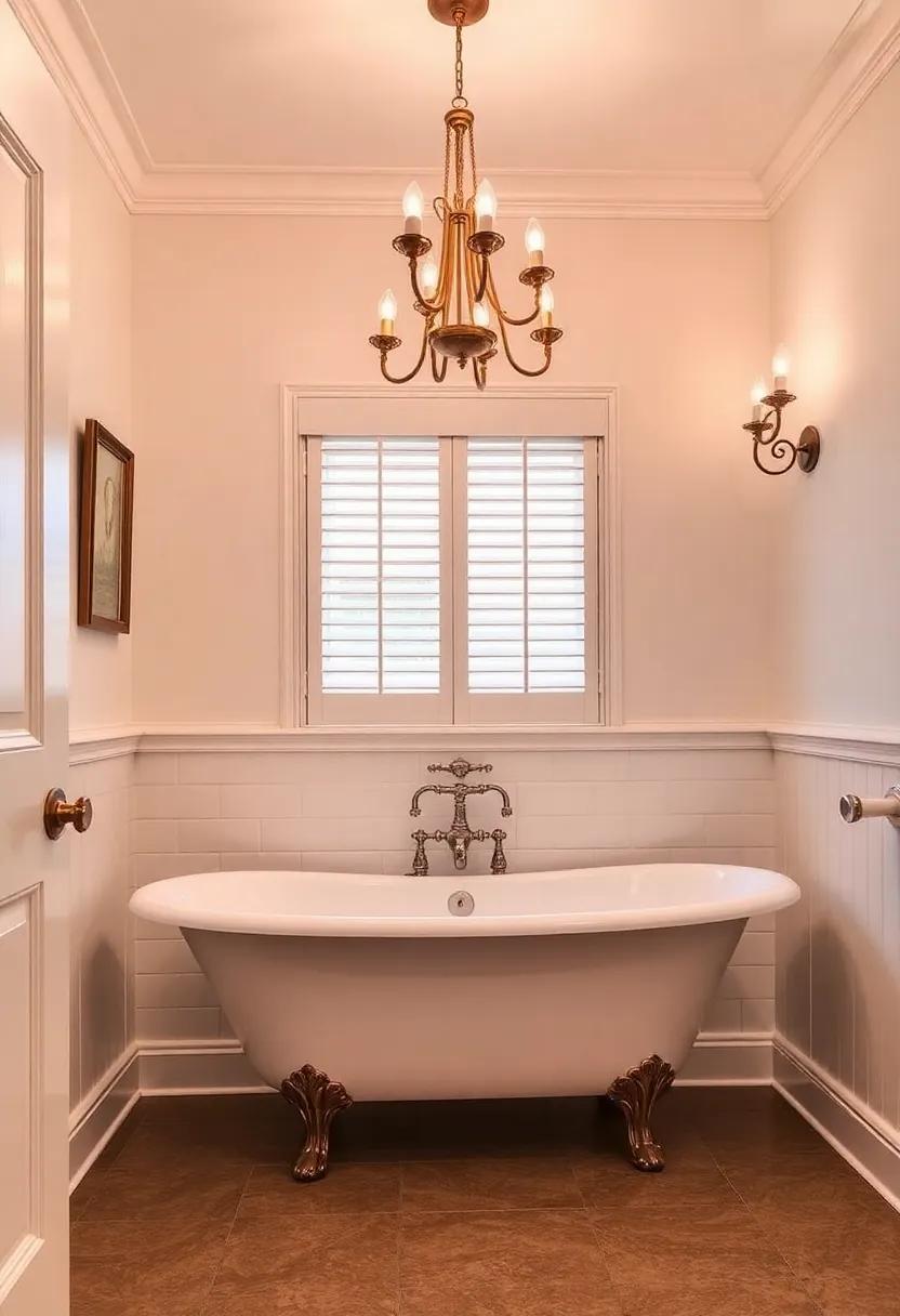 Install Elegant lighting: Select ornate light fixtures, such as chandeliers or sconces, to provide ambient light and elevate the overall aesthetic