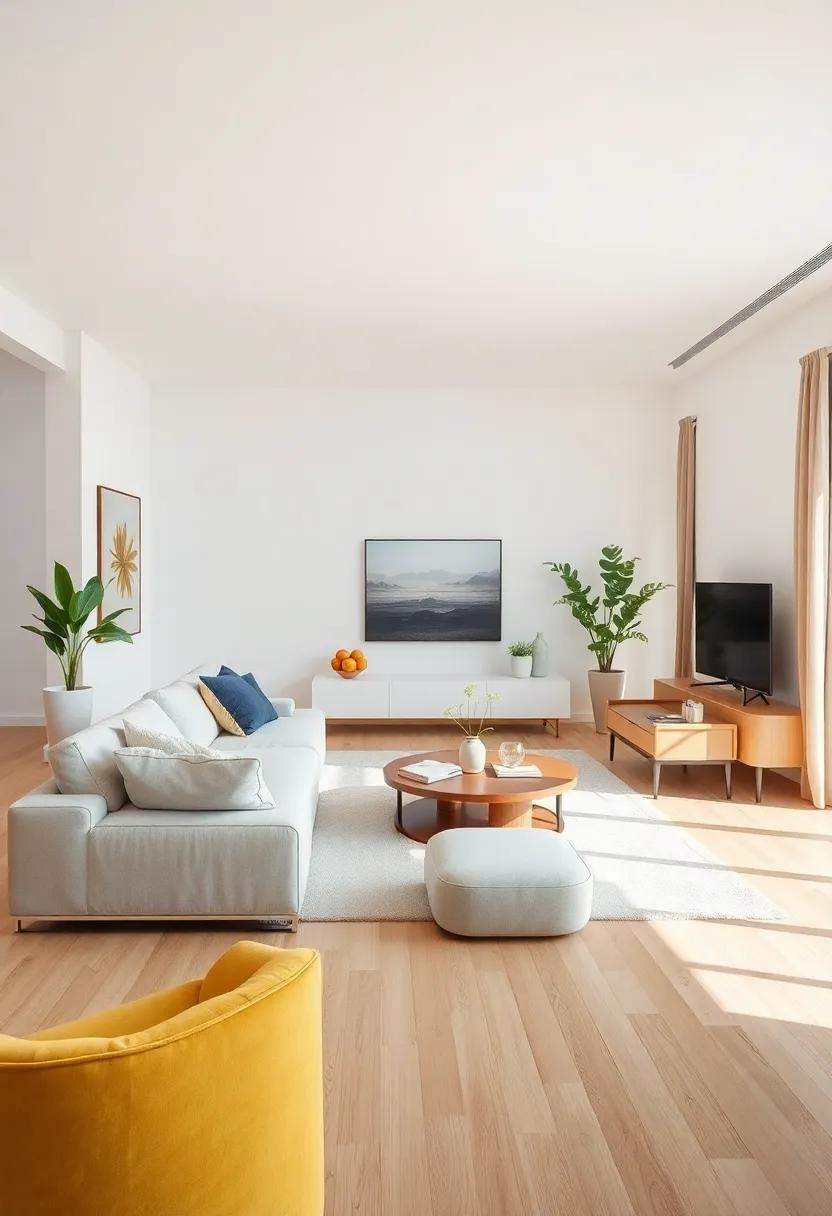 Embrace Neutral Color‍ Palettes: Start​ with ⁤a⁤ foundation⁤ of whites, greys, and beiges ⁤to create ‍a serene atmosphere