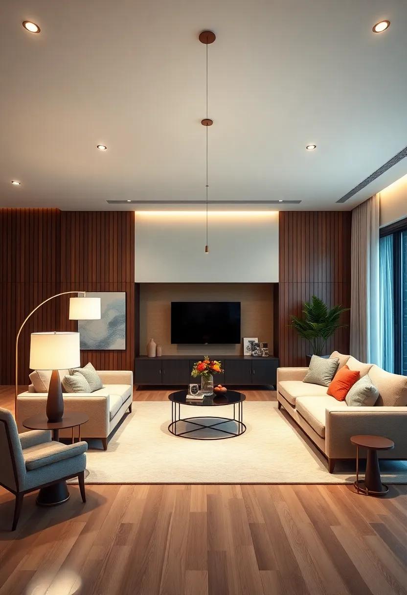 Opt for Minimalist Lighting: Select⁤ sleek floor lamps or ‍pendant⁤ lights with simple designs to illuminate the space effectively