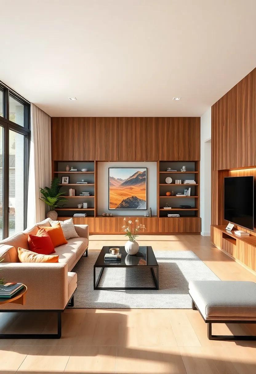 Go for ⁢Built-In Storage: Utilize shelves, cabinets, and benches⁣ that blend into the architecture for a streamlined appearance