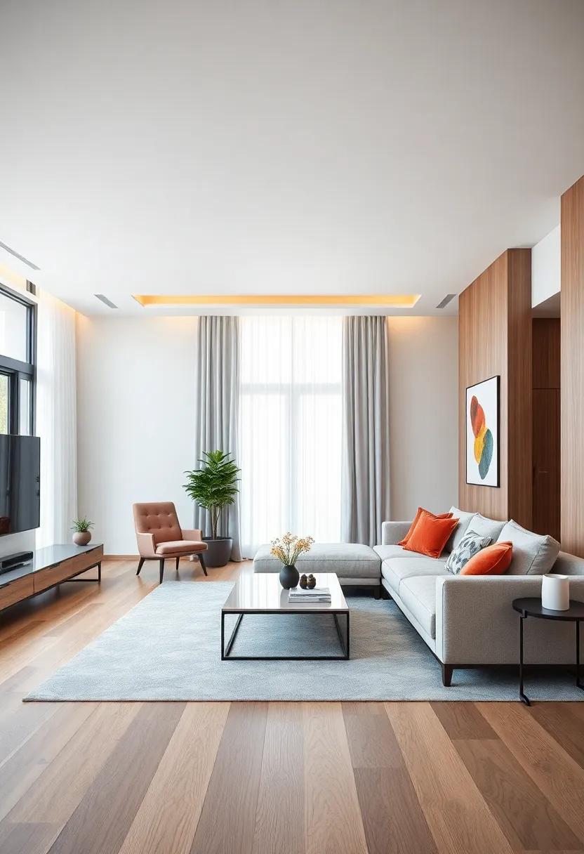 Integrate Smart Technology: Use discreet smart ‌home devices to maintain a modern and uncluttered design