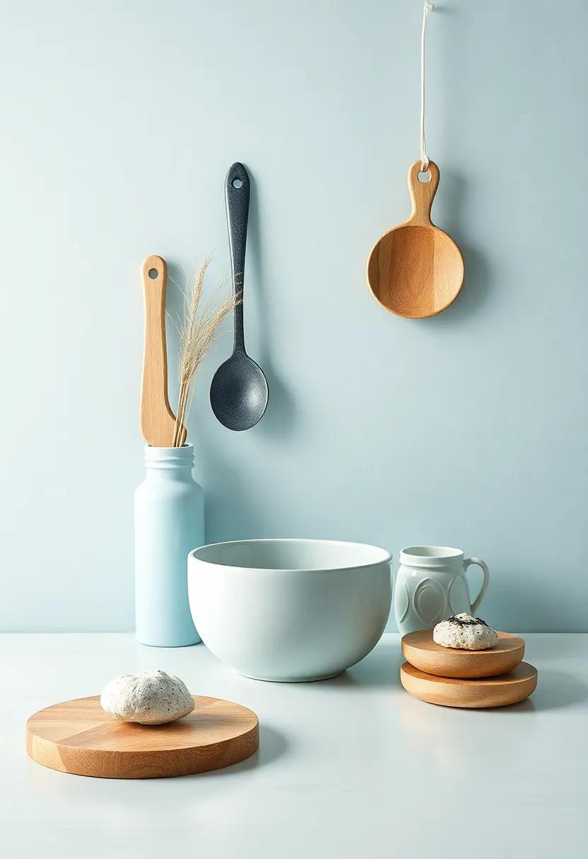 Inviting Ocean Elements: Merging Art with Functional Kitchen ‍Tools