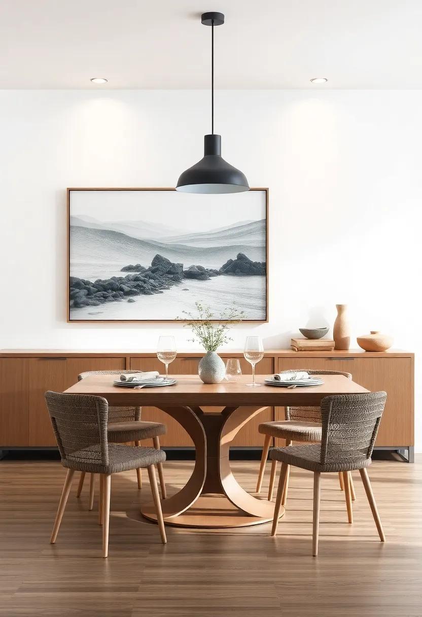Stylish Coastal Wall⁣ Art That Inspires Effortless ‌Dining Experiences