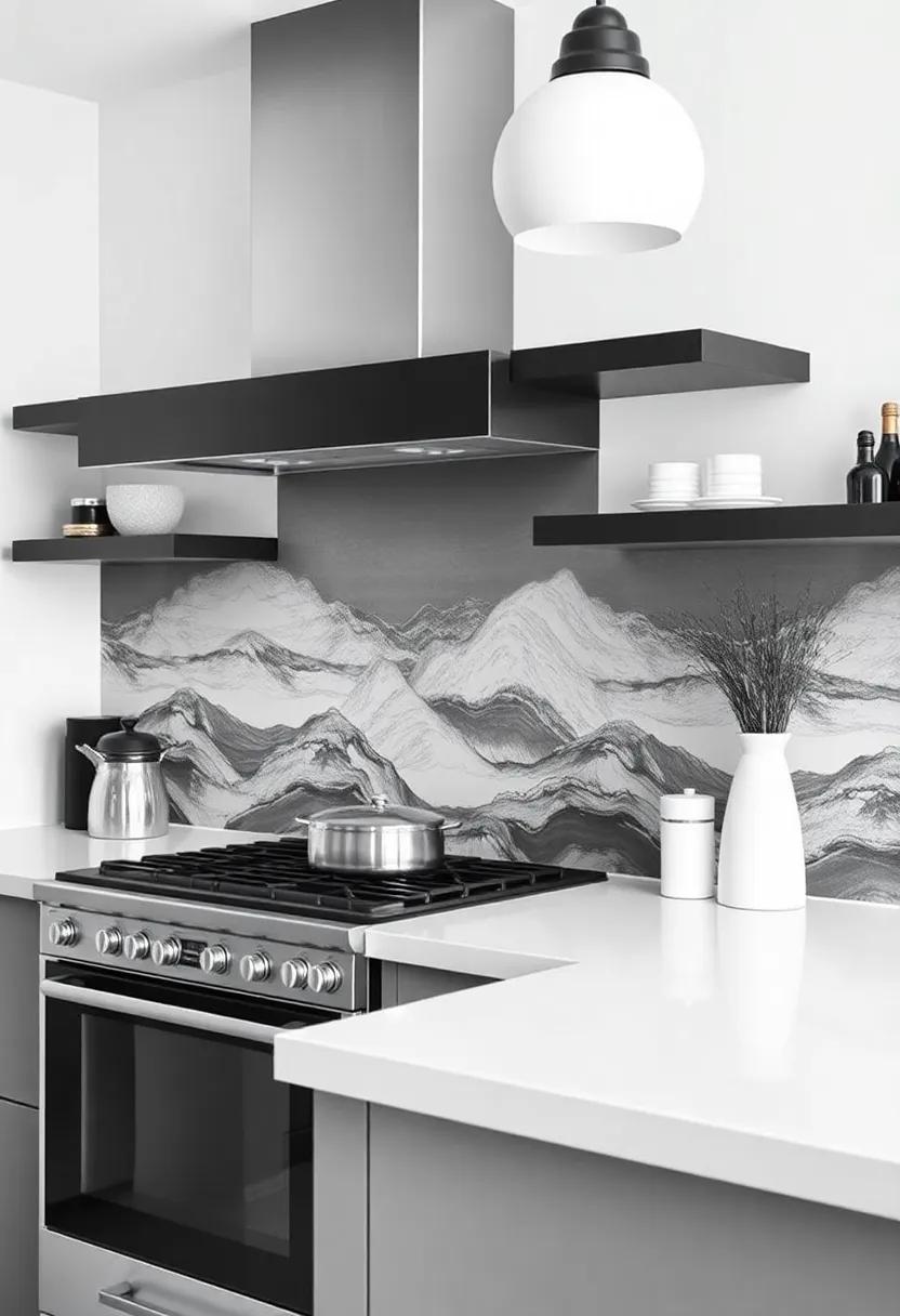 Bold Black and ‍White: ‍Pair black and white graphics inspired by the‍ ocean with a modern twist,ideal for making a⁢ contemporary statement