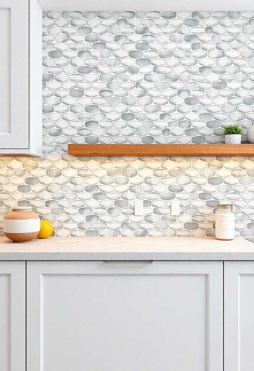 Fish Scale Design: Capture the oceanic theme with fish scale ‌tiles‌ that add visual interest and⁤ a unique ‍shape to your ‌kitchen space