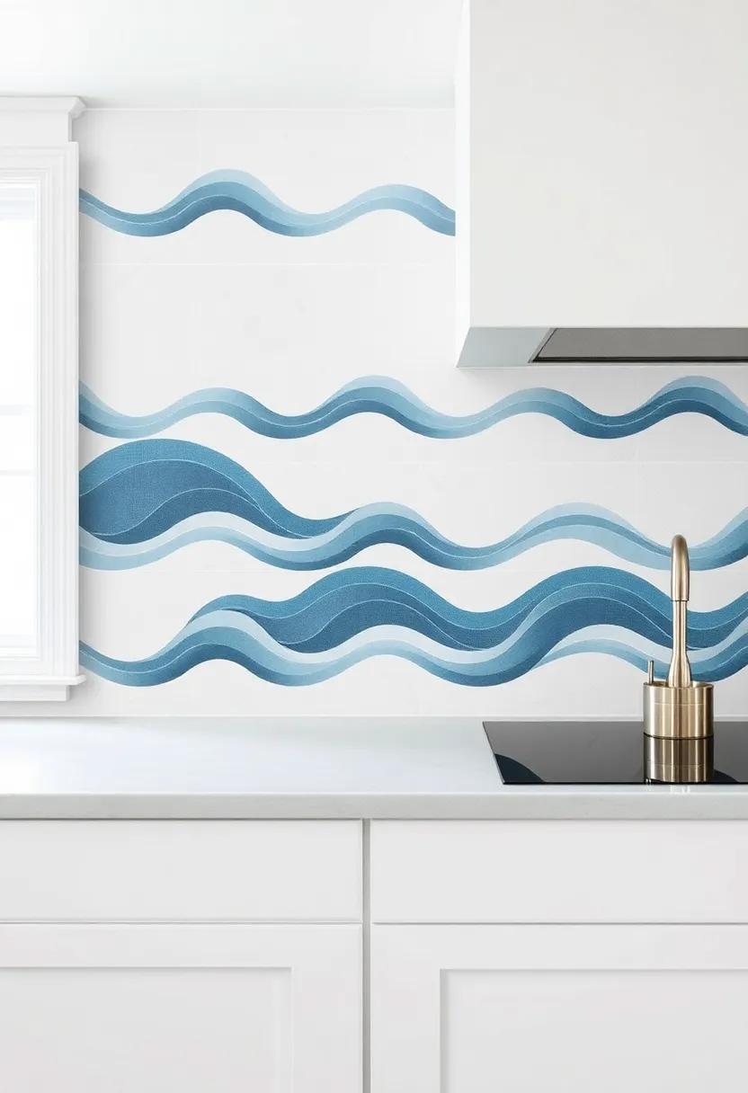 Geometric‌ Wave Patterns: Employ tiles⁣ with geometric wave patterns for a modern take that nods to the flowing nature of the ocean