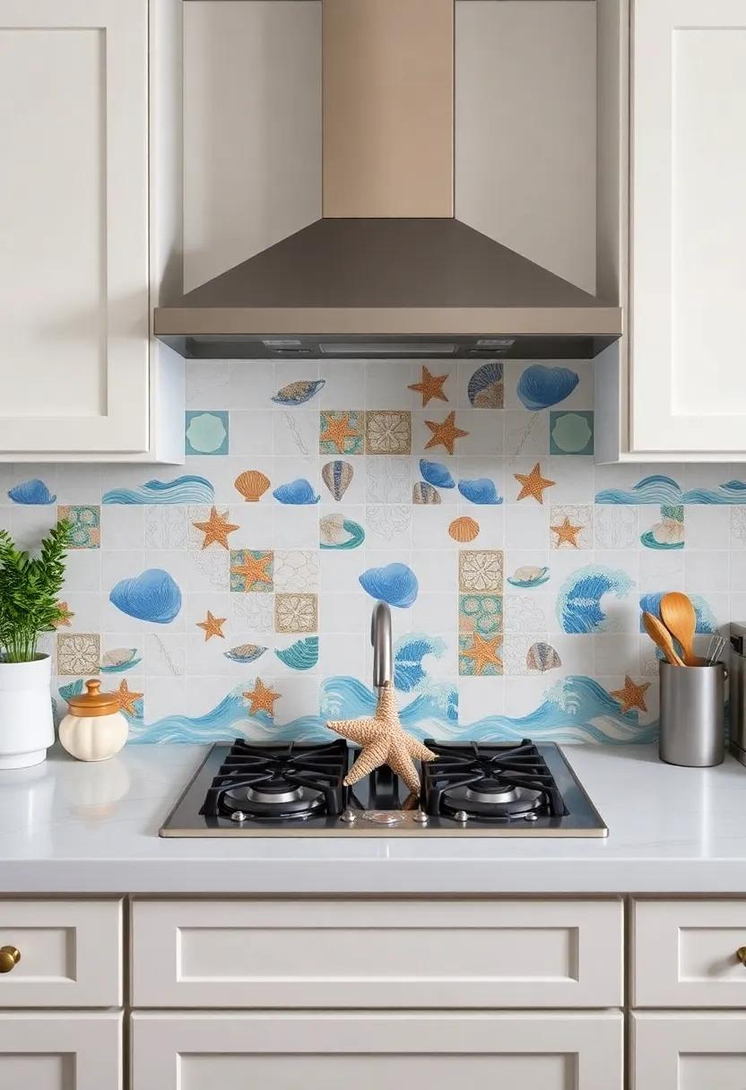 Hand-painted ⁤Ceramics: Celebrate local artistry with hand-painted ceramic‍ tiles featuring coastal motifs such as shells, starfish, and waves