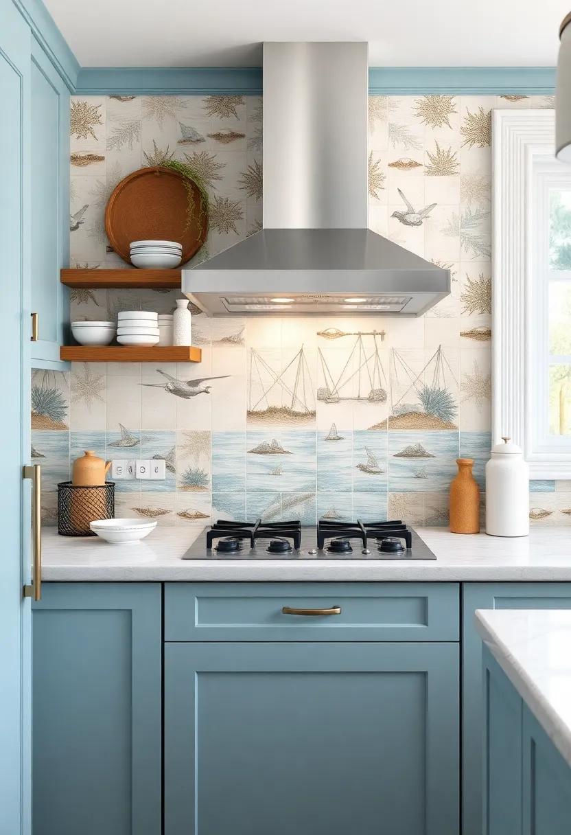 Vintage ‍Coastal Prints: Use vintage-inspired tiles that⁤ depict coastal scenes, adding a touch of nostalgia and charm to your kitchen
