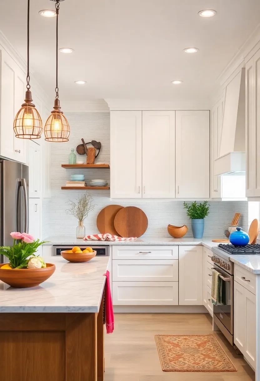 Splash of Color: White cabinetry serves⁢ as a clean⁢ canvas for vibrant‌ marine-inspired decor, adding personality without overwhelming the senses
