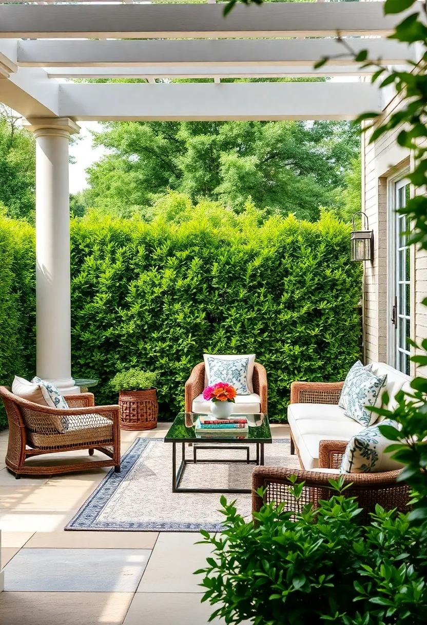 Boxwood Hedging: Surround your garden with hedging that mimics⁢ the clean lines of colonial fencing, creating a ​lush, green ⁢enclosure