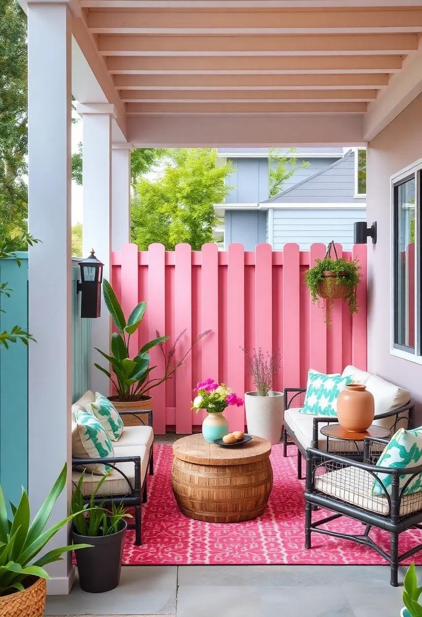 Colorful painted Fences: Break⁤ conventionality by painting your wooden fence in​ soft pastels; a charming ⁢palette can make for a delightful conversation ⁤starter