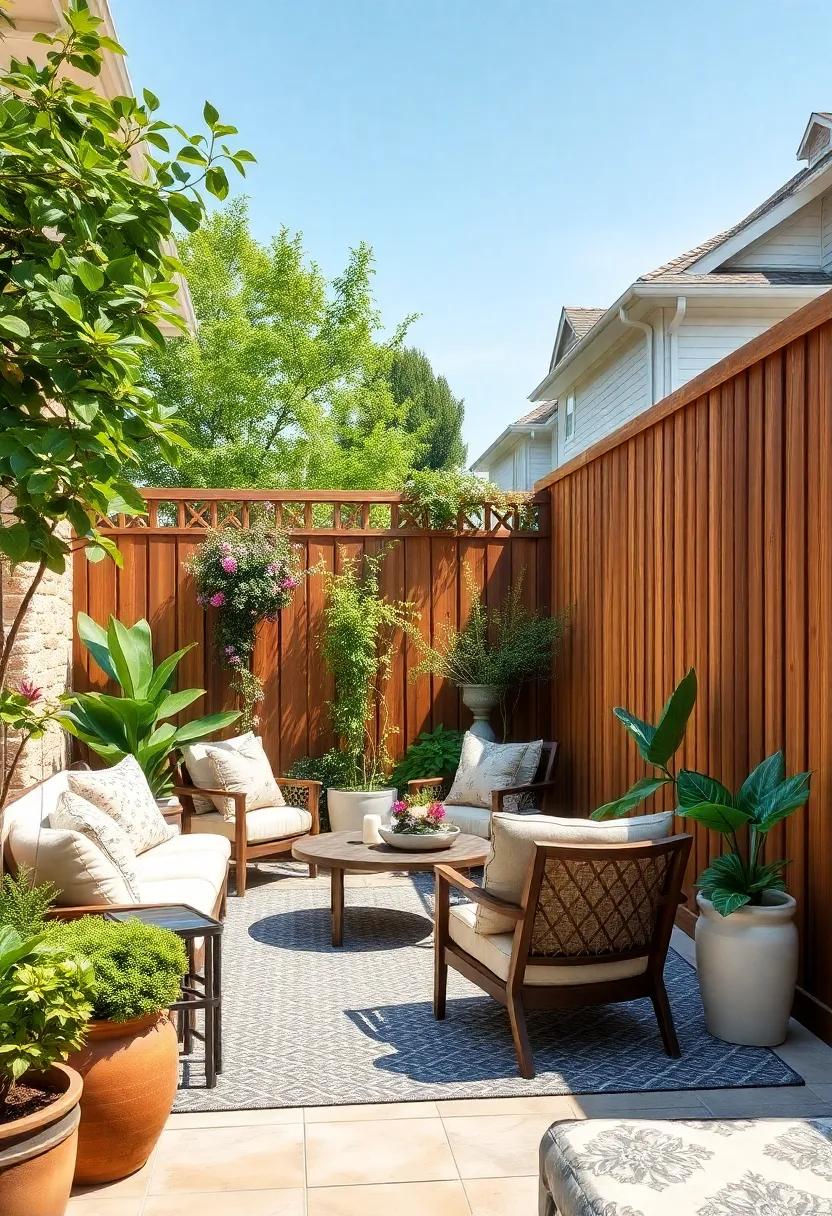 Stained Wooden Fence: ‌For a⁢ rustic⁢ touch, choose a stained wooden fence that highlights the ⁢natural‌ grain and complements the greenery in your garden