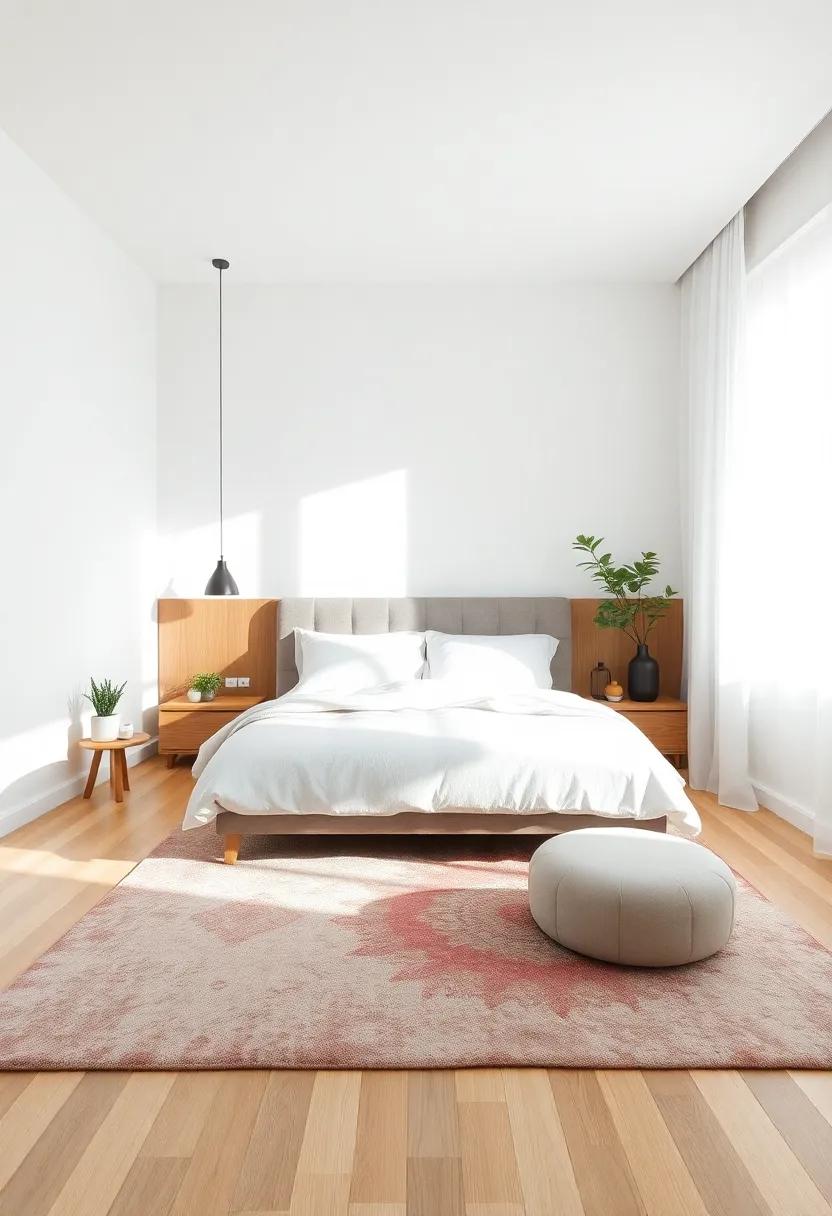 Layering Rugs for Visual Depth in a Low-Profile⁤ Bedroom Environment