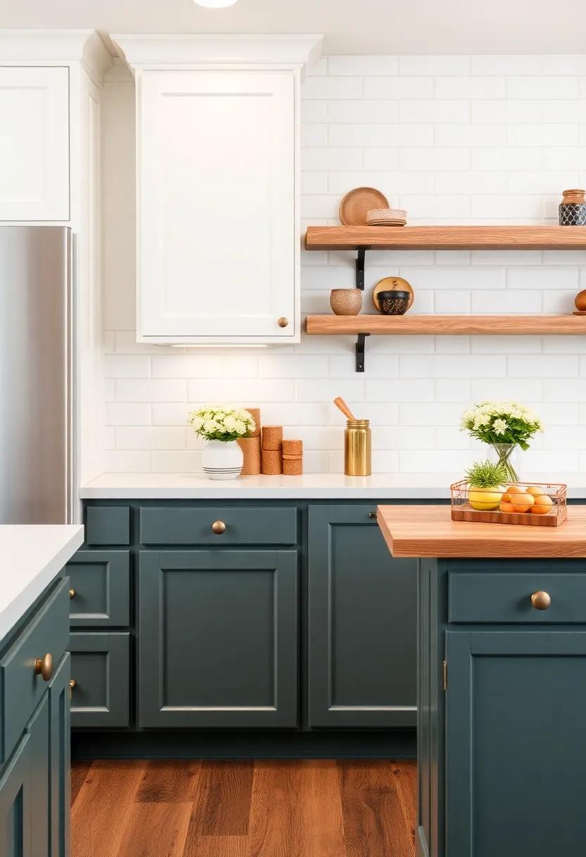 Unique Cabinet Hardware: switch out ordinary knobs and pulls for vintage or handmade options to enhance your cabinetry's personality