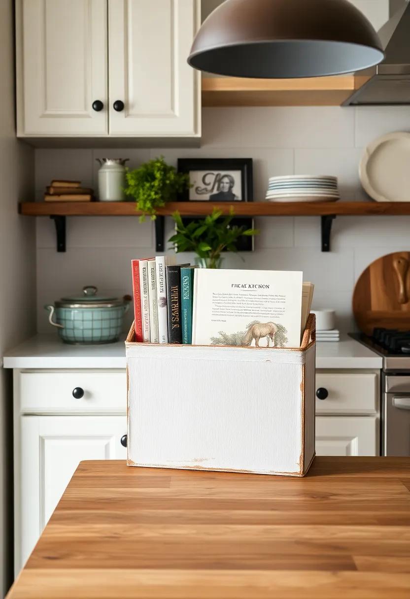Vintage Cookbook Holder: An attractive feature that protects your beloved cookbooks while showcasing your favorite recipes