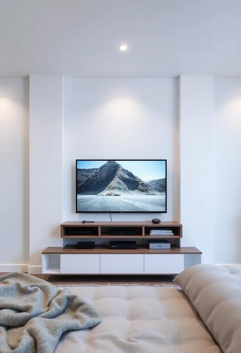 Disguising cables and Electronics for a ⁢Clean ‍Look in Your Bedroom ⁢Setup