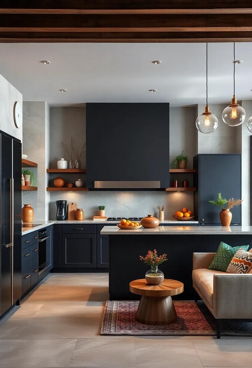 Ambient Vibes: Essential Elements for a Cozy dark Kitchen retreat