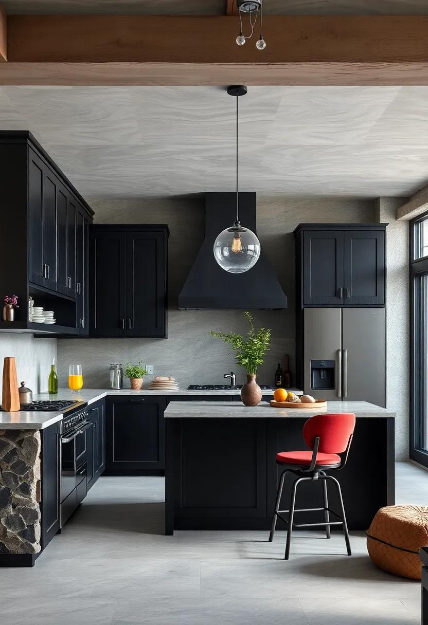 Mystical Touches: Decorative Accents for the Dark Academia kitchen