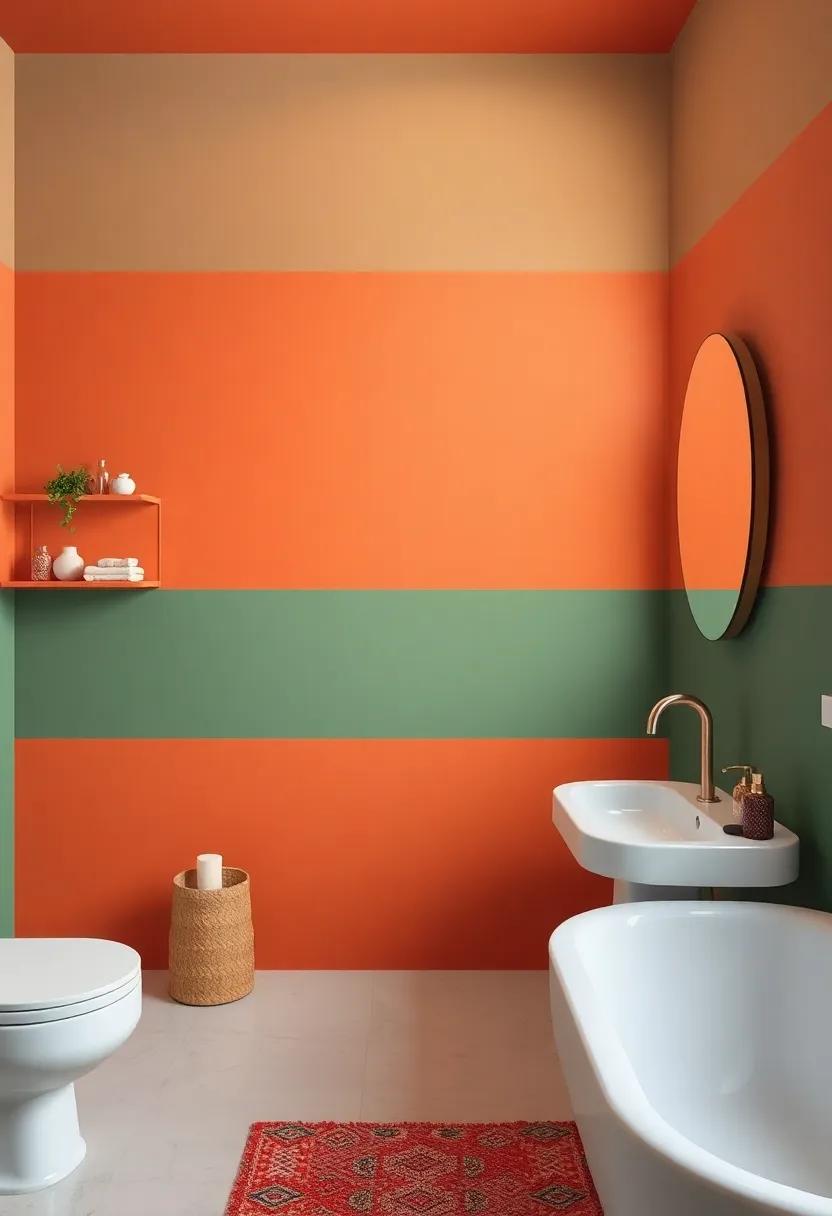 Eclectic‍ Color‌ Palettes That‌ Energize Your ​Bathroom Walls