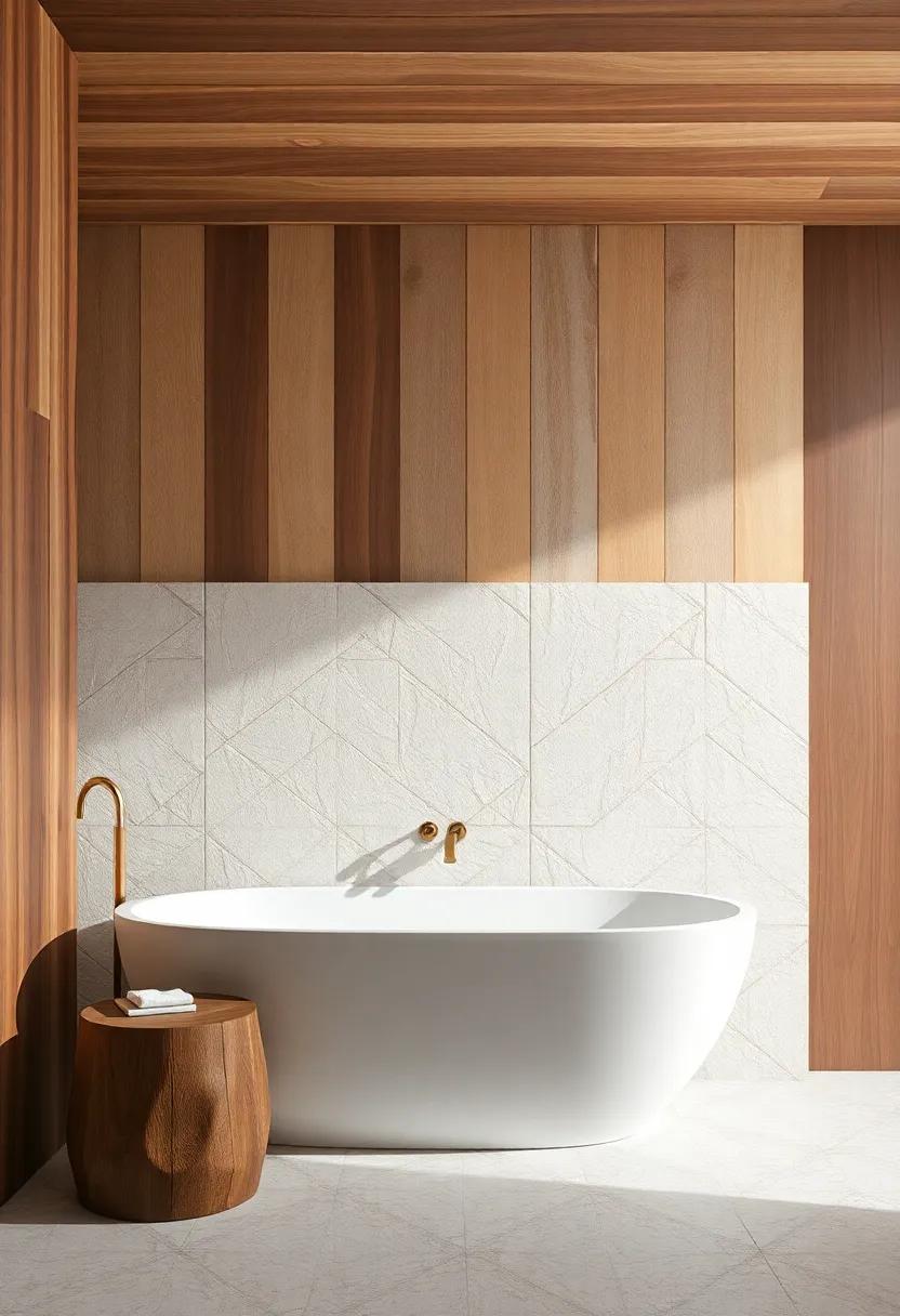 Exploring Textural Variety ⁣with Wood ⁤and Stone Accents