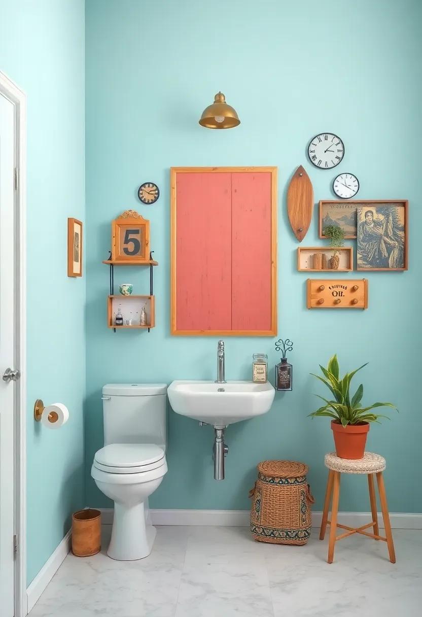 Repurposing Vintage Finds ⁢to ⁤Create​ unique Wall Displays