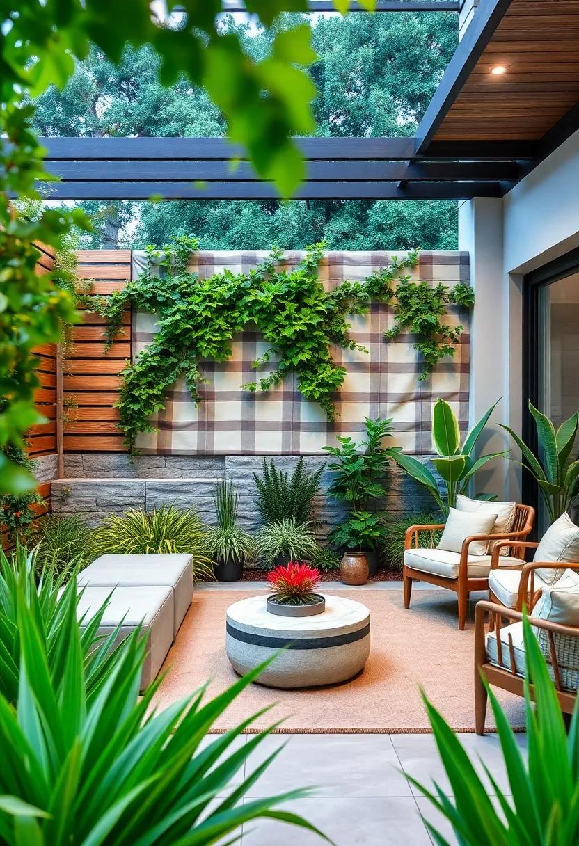 Creating Privacy‌ with Vertical Gardens: A Natural ‌Perspective on Fencing