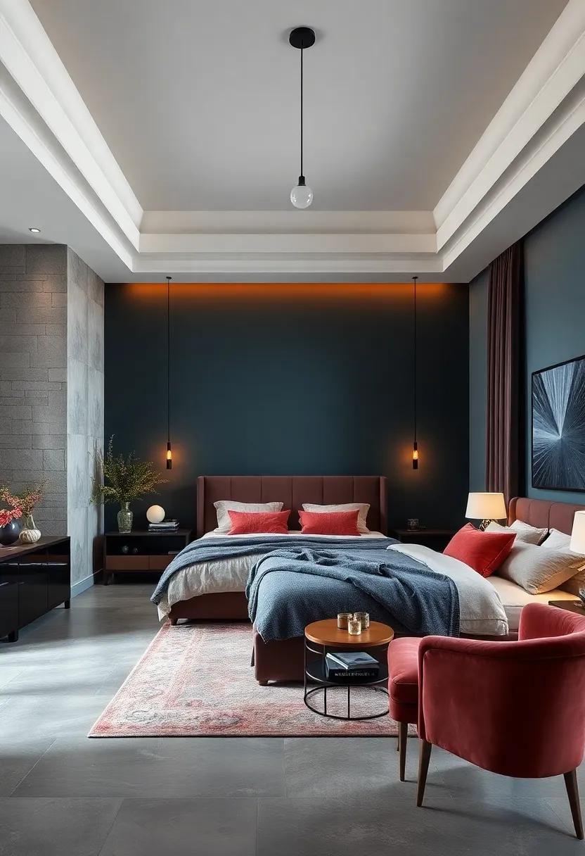 Bold Statements: Deep Jewel Tones for a Luxurious Bedroom Retreat