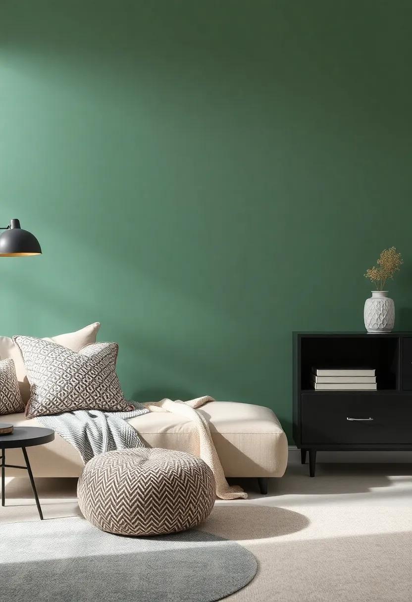 Accent Walls: Transform a dull space with a bold⁢ paint color or quirky wallpaper, creating an eye-catching backdrop