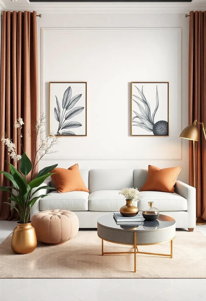 Artistic Touches: Showcase art​ pieces, whether paintings, sculptures, or photography, to infuse personality and ‌provoke conversation