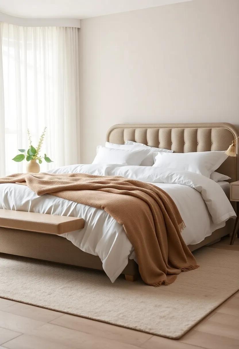 Elegant Bedding: Invest ⁤in high-quality‌ linens and throws to transform your bedroom ​into a ⁣plush, ⁤tranquil haven