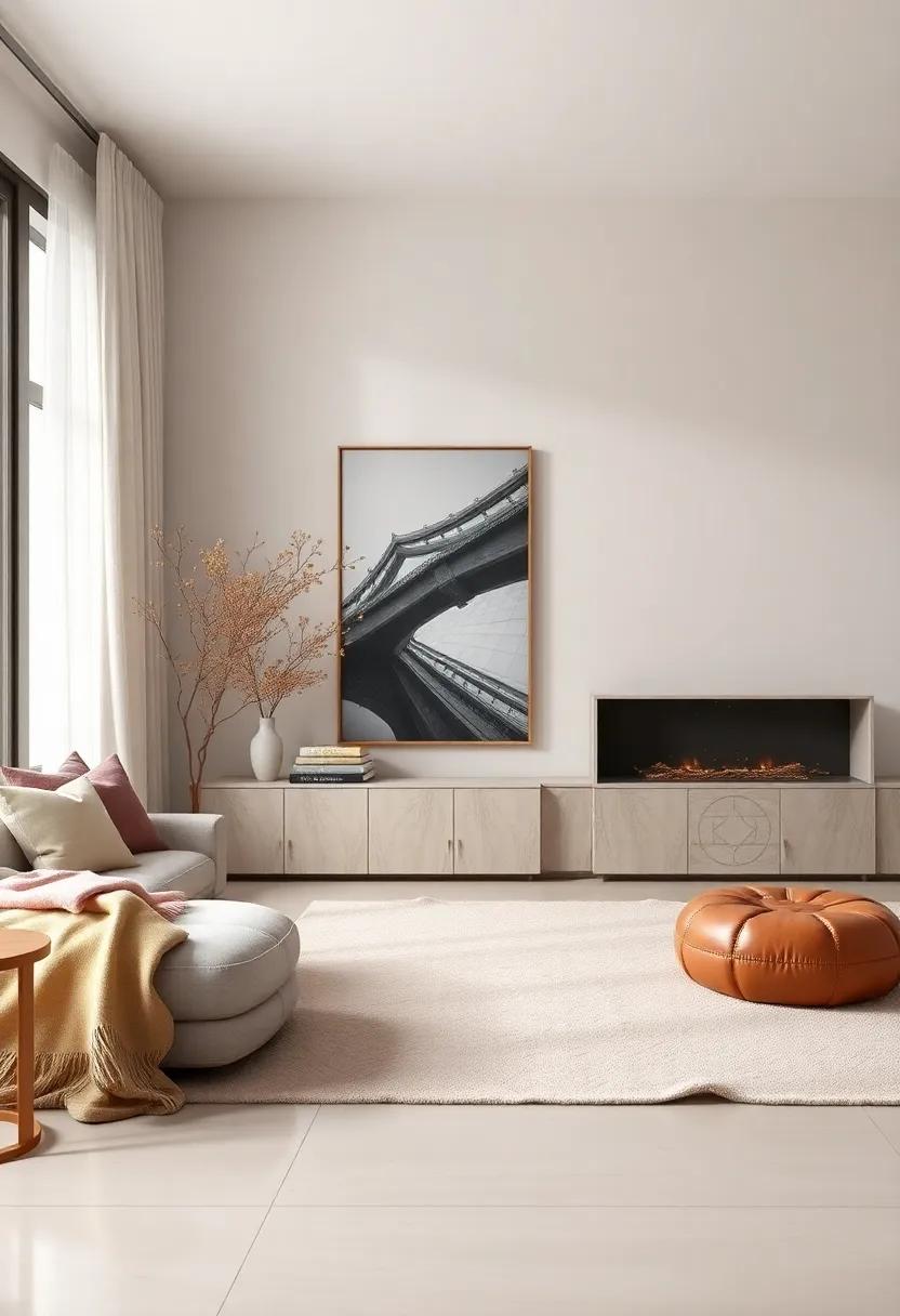 Layer ⁢with textures: ‍Combine ⁤various materials‍ such as wool,⁤ silk, and leather to create visual‌ interest ⁤and ​warmth in your rooms