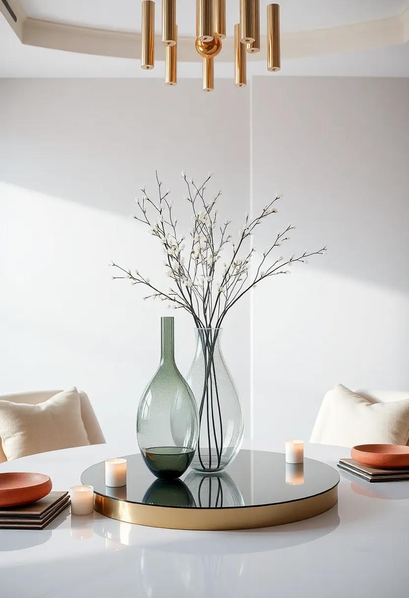 sophisticated Centerpieces: Use elegant vases or unique objects​ as centerpieces to draw the eye‌ and⁣ create focal points in each room