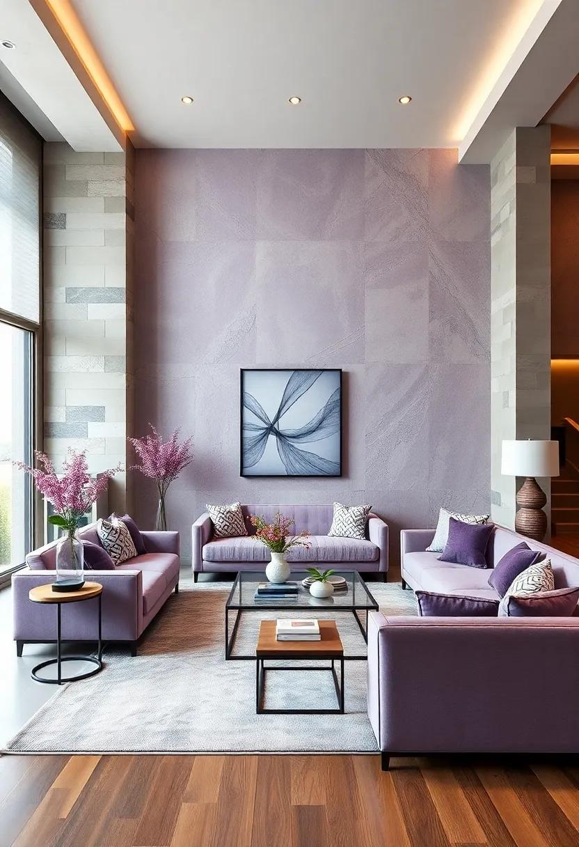 Textured Walls: Adding Dimension with Lavender-Inspired Wall Treatments
