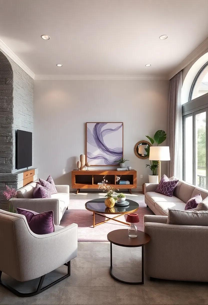 sophisticated Lighting: illuminating a Lavender and Platinum Sanctuary