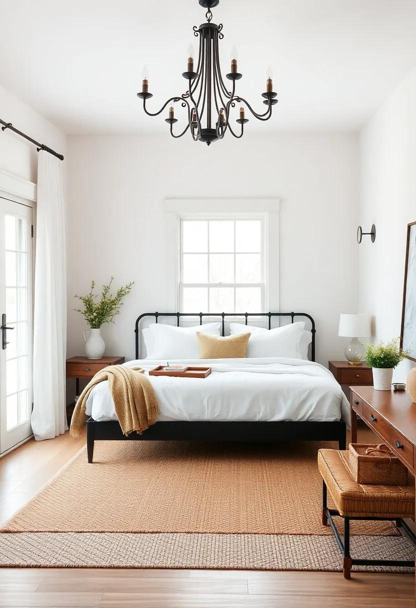 Mixing Old ⁣and New: ⁤Modern Farmhouse with​ Wrought-Iron Influences