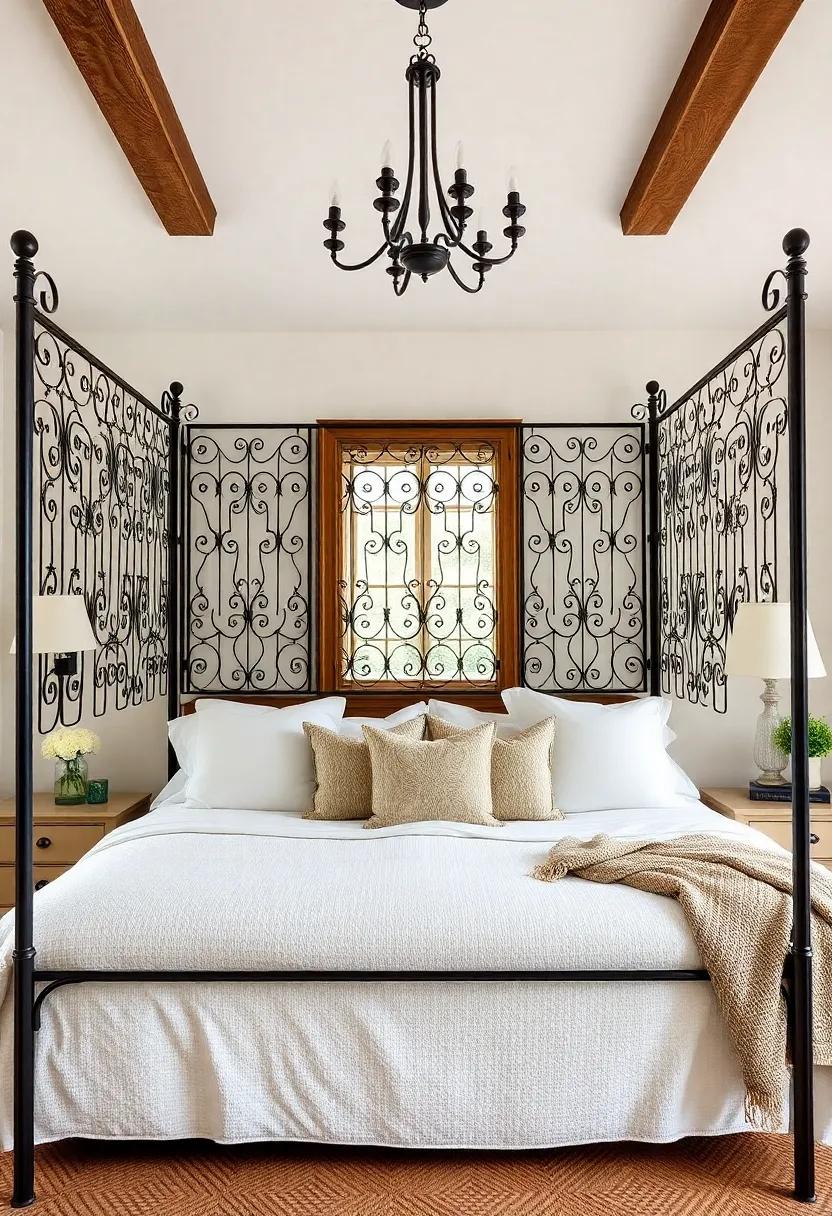 Rustic Elegance: wrought-Iron ⁤Screens‍ for Cozy Privacy